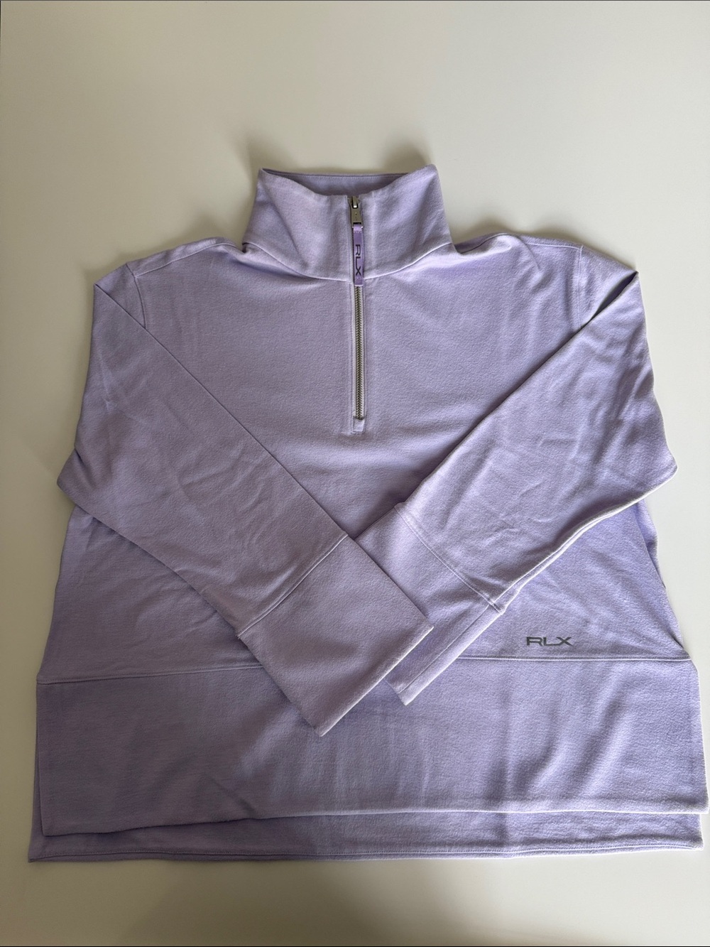 RLX Ralph Lauren Women’s Lavender Half-Zip Performance Pullover lavender 0070